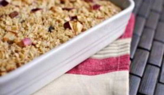 шарлотка с овсянкой