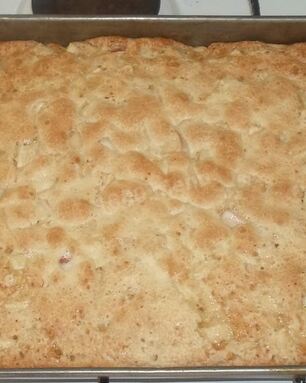 Шарлотка с шоколадным кремом