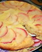 Шарлотка с яблоками без масла