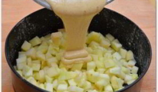 шарлотка с яблоками без разрыхлителя