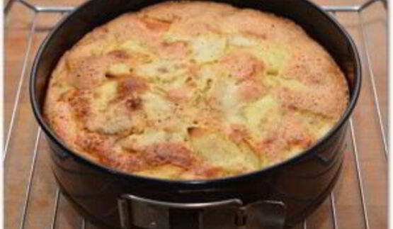 шарлотка с яблоками без разрыхлителя