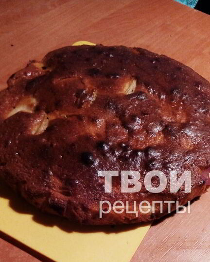 Рецепт шарлотки с яблоками и грушей