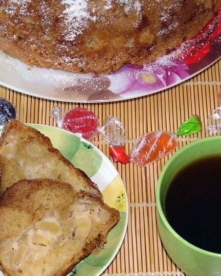 Рецепт шарлотки в аэрогриле