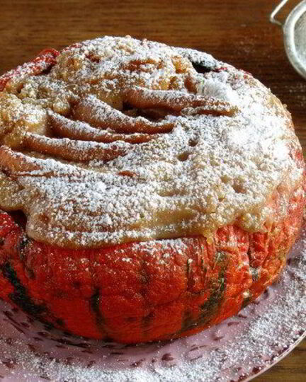 Рецепт шарлотки в тыкве