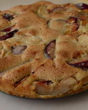 Яблочно-сливовая неШарлотка