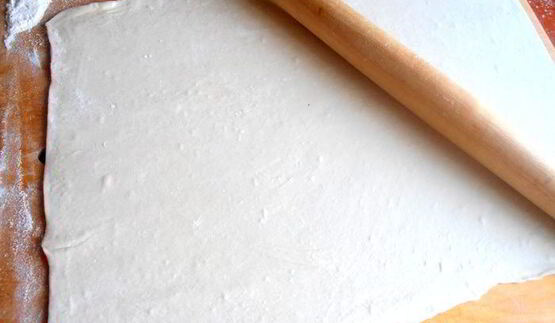 банановый штрудель в мармеладной карамели