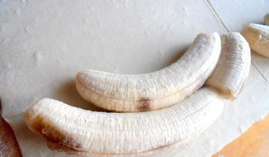 банановый штрудель в мармеладной карамели