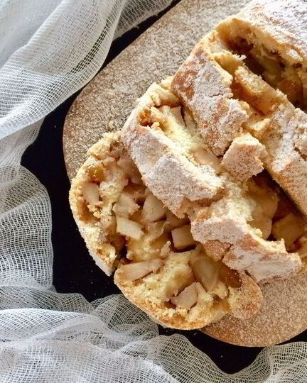 Рецепт быстрого яблочного штруделя