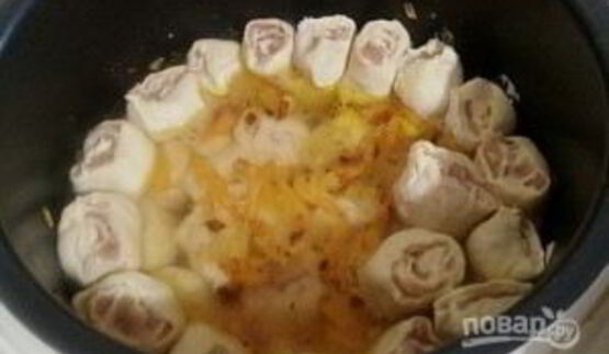 мясной штрудель в мультиварке