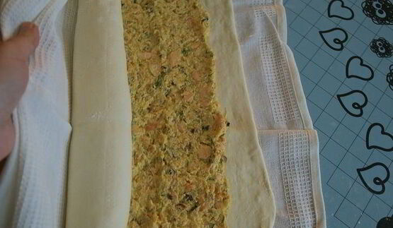 рыбный штрудель