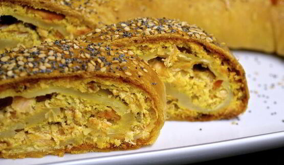 рыбный штрудель