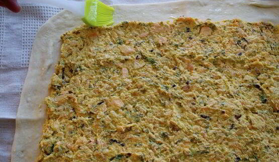 рыбный штрудель