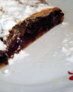 Штрудель из бездрожжевого теста