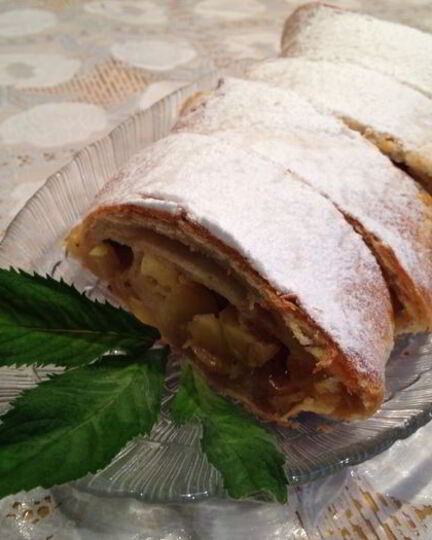 Рецепт штруделя из покупного слоеного теста