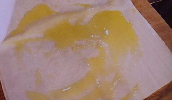 штрудель с курино-манговой начинкой