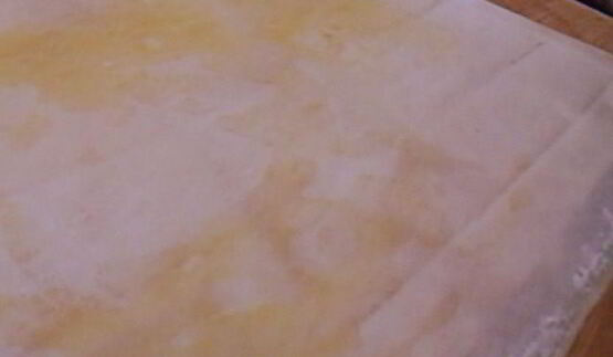 штрудель с курино-манговой начинкой