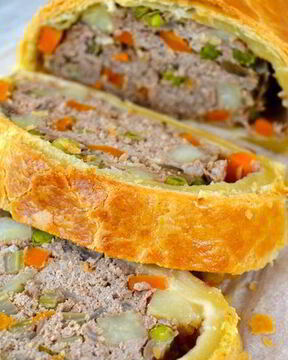 Штрудель с мясом