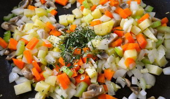 штрудель с мясом