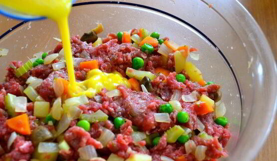 штрудель с мясом