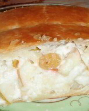 Штрудель с творогом