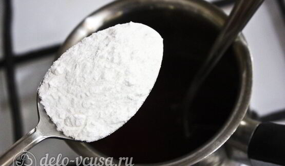 штрудель с вишней из слоеного теста