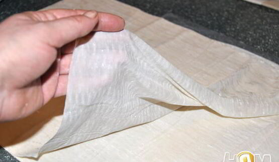 штрудель с яблоком и корицей под кремом англес