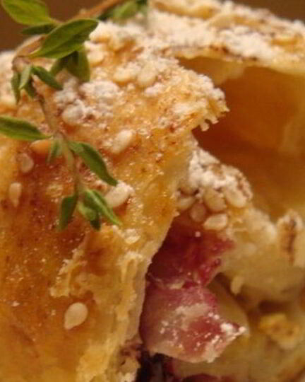 Рецепт смородинового штруделя