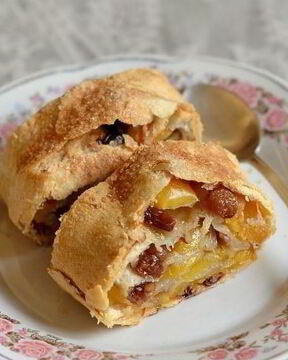 Венский штрудель с яблоками