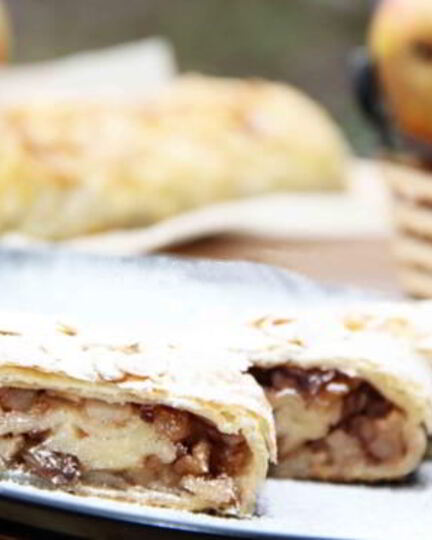 Рецепт яблочного штруделя простого