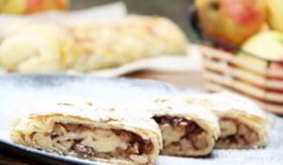 яблочный штрудель простой