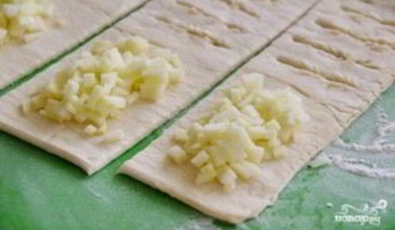 слойки из готового слоеного теста