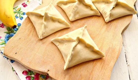 слойки с бананами