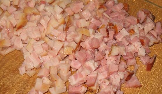 слойки с сыром и копченой курицей