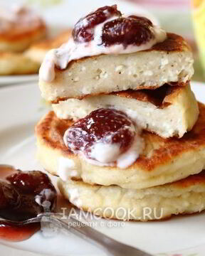 Пышные сырники без манки