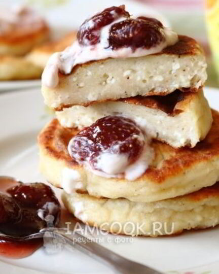 Рецепт пышных сырников без манки