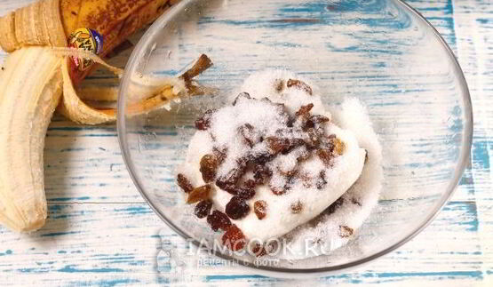 сырники без яиц с бананом