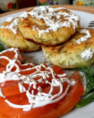 Сырники с укропом