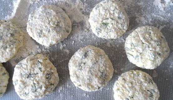 сырники с укропом
