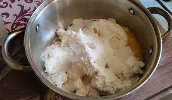 сырники с ягодами