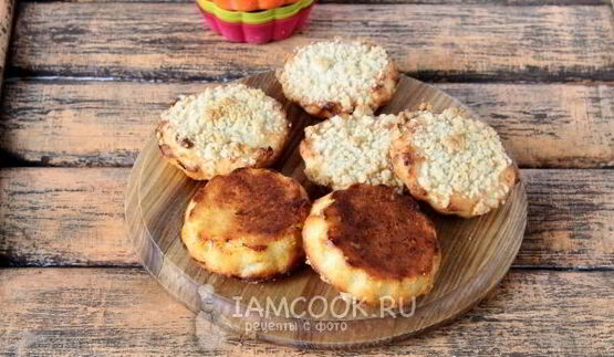 сырники со штрейзелем