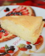 Творожник с белым шоколадом