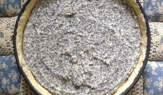 творожник с маком и миндалем