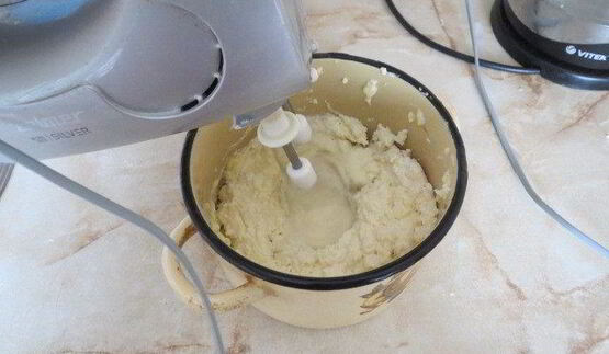 творожник с виноградом