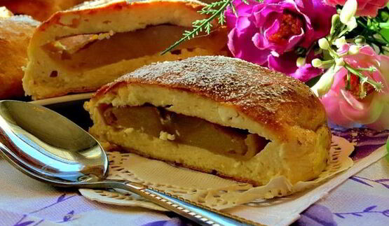 творожники с яблоками