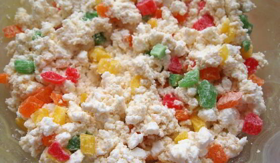 запеченные сырники с цукатами