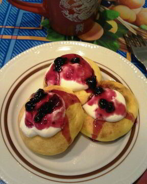 Запеченные воздушные сырники