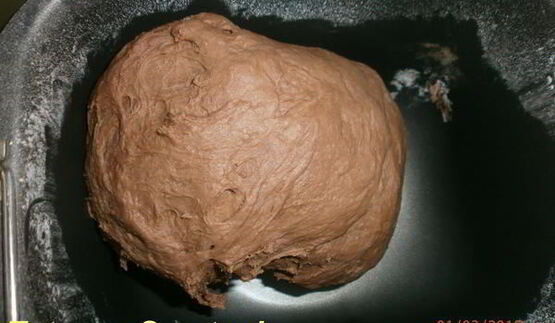 шоколадное дрожжевое тесто