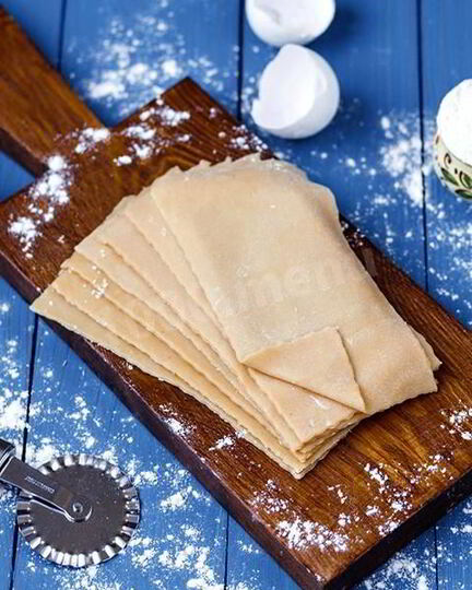 Рецепт теста для листов лазаньи