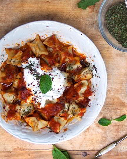 Рецепт теста для мантов с мясом