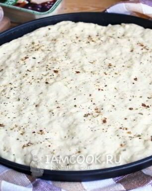 Тесто для пиццы на кефире